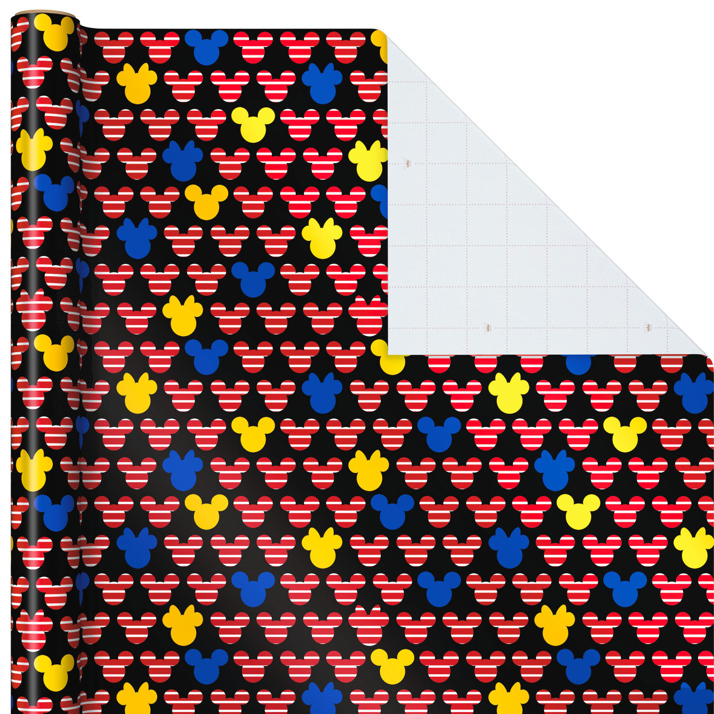 Disney Mickey Mouse Wrapping Paper Roll Assortment Wrap Square image number 5