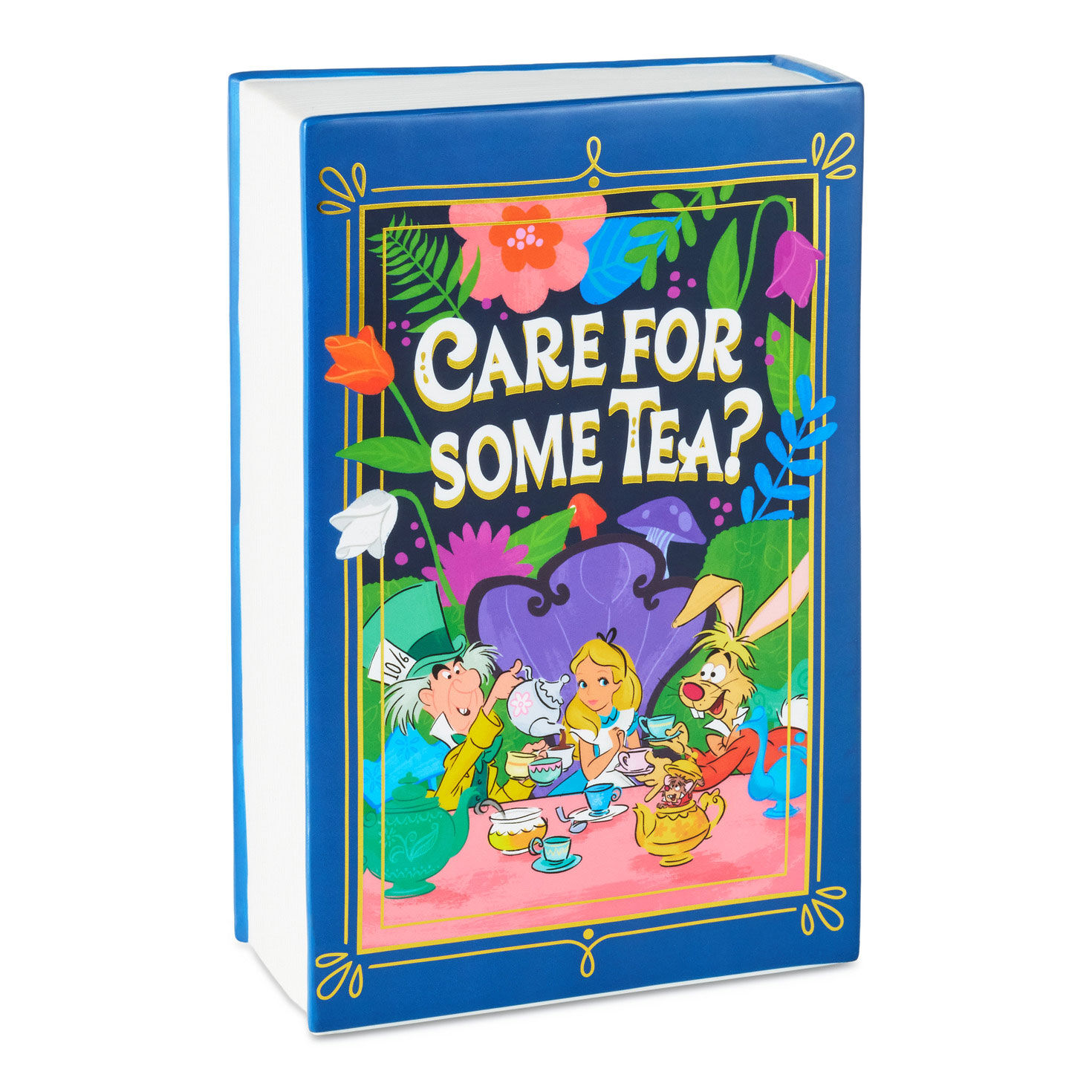 Disney Alice in Wonderland Lighted Book Figurine back image number 3