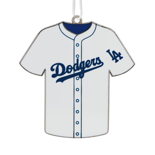 MLB Los Angeles Dodgers™ Baseball Jersey Metal Hallmark Ornament, 