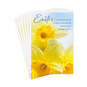 Yellow Daffodils Religious Easter Cards, Pack of 6, , large image number 1