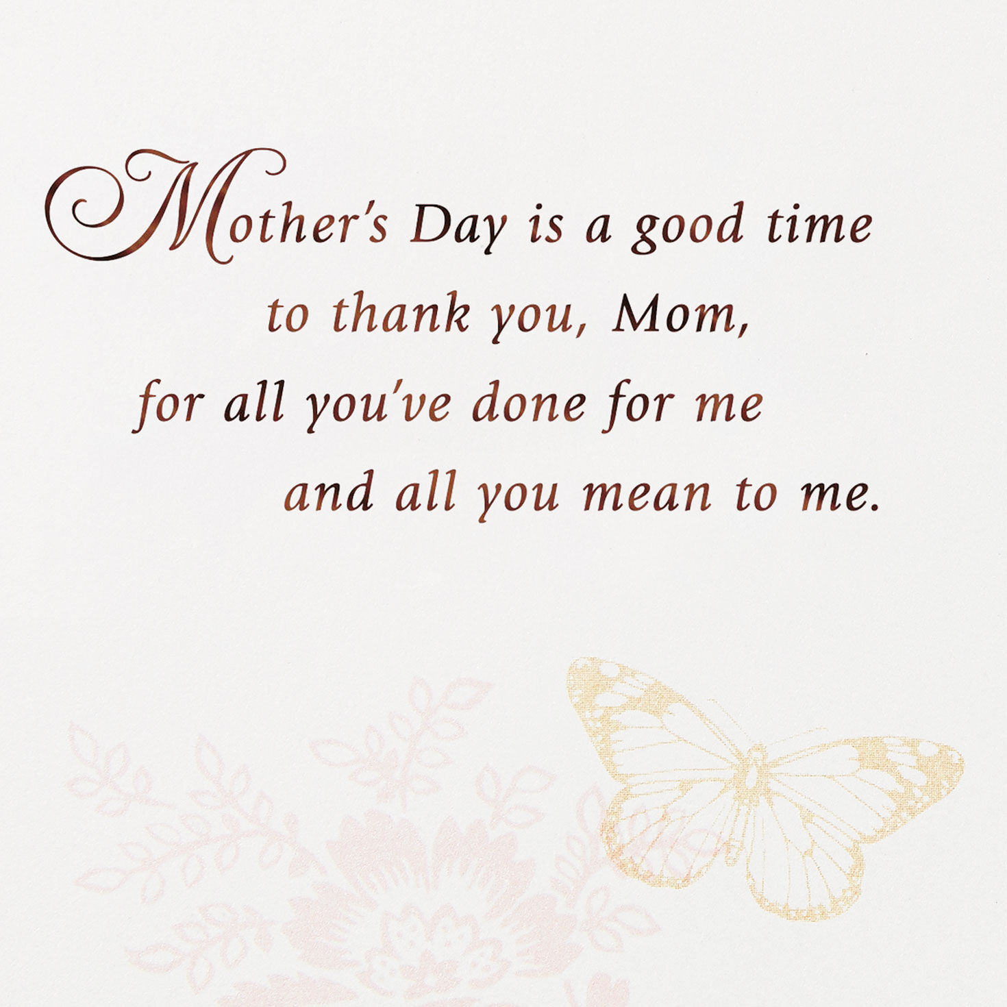 All You Mean to Me Mother's Day Card From Daughter, , large image number 2