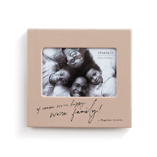 Demdaco Dear You Family Picture Frame, 4x6, 