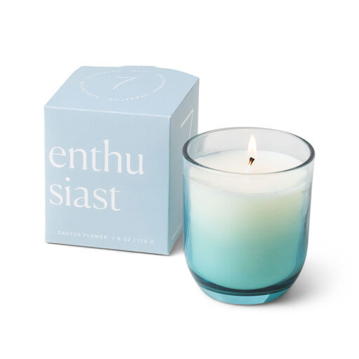 Paddywax Enneagram Enthusiast Cactus Flower Jar Candle, 6 oz., 