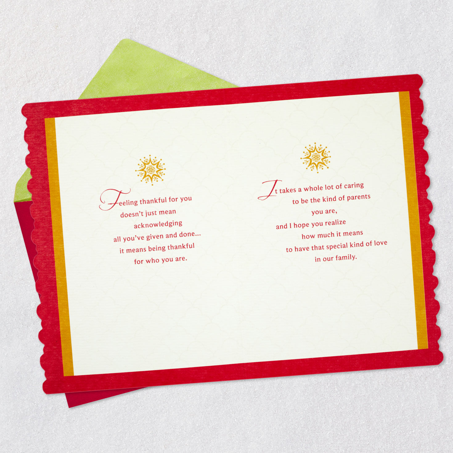 Grateful for Your Blessings Christmas Card for Parents for only USD 5.59 | Hallmark
