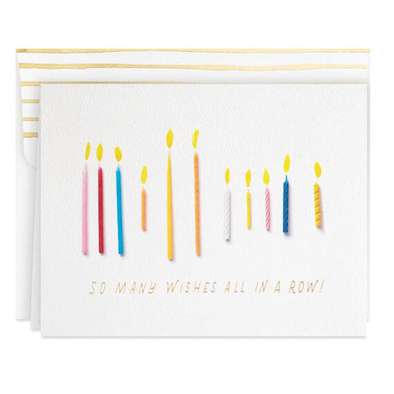 Candles So Many Wishes Birthday Card