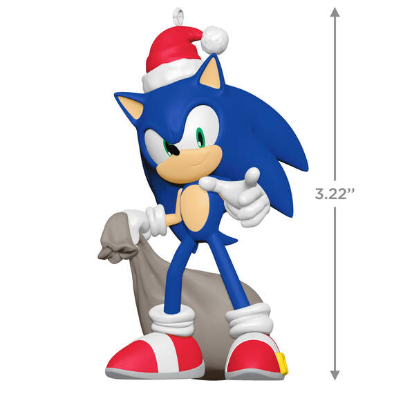 Sonic the Hedgehog™ Santa Sonic Ornament, , large image number 3