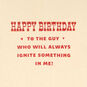 We Still Got Fire Romantic Birthday Card for Him, , large image number 2