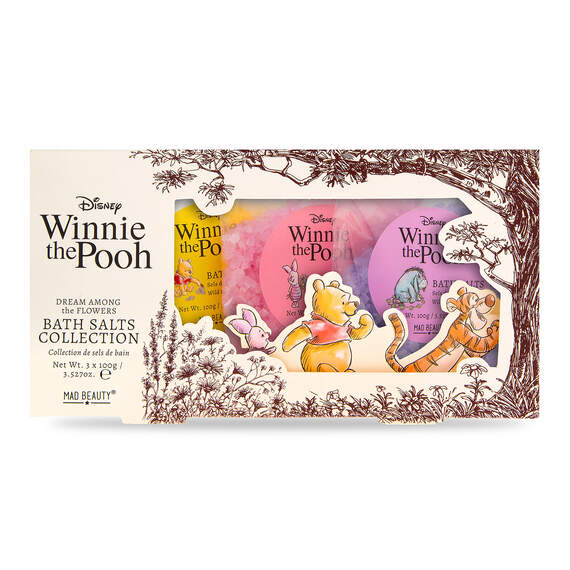 Mad Beauty Winnie the Pooh Bath Salts, Set of 3, , large image number 1
