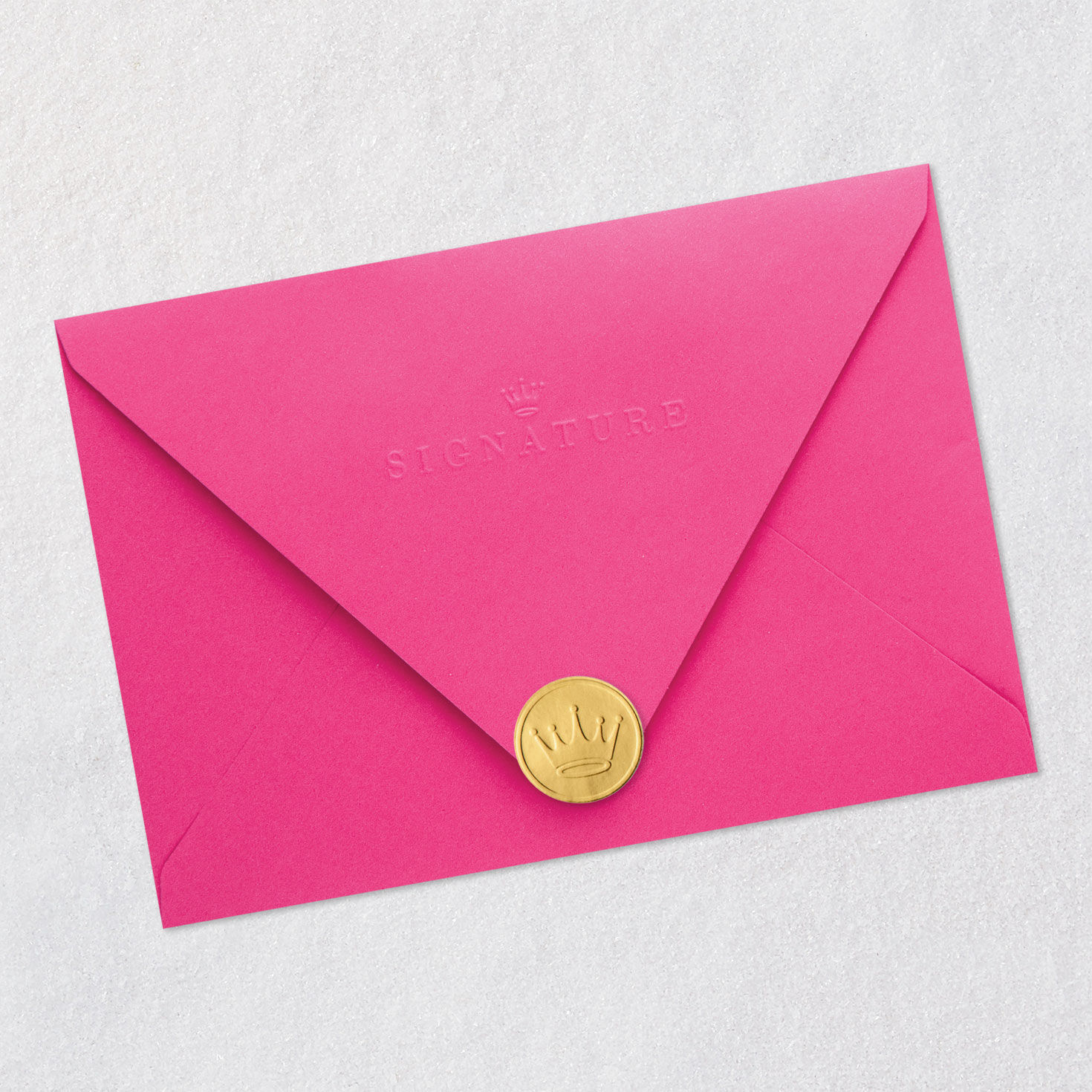 Upscale Cake Slice Birthday Card Envelope Back with Seal image number 8