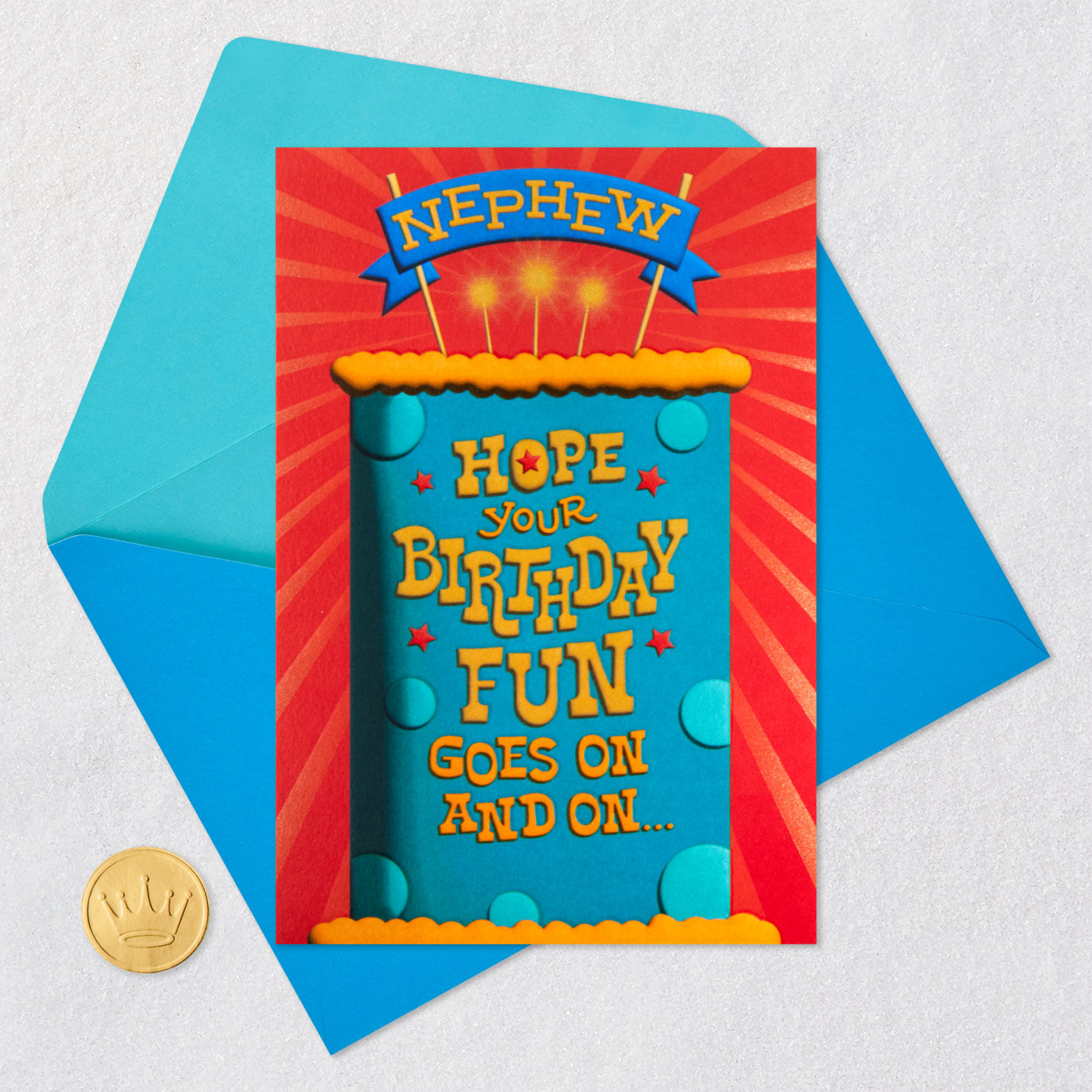 Hope the Fun Goes On and On Birthday Card for Nephew, , large image number 6
