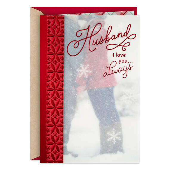 Love You Always Christmas Card for Husband