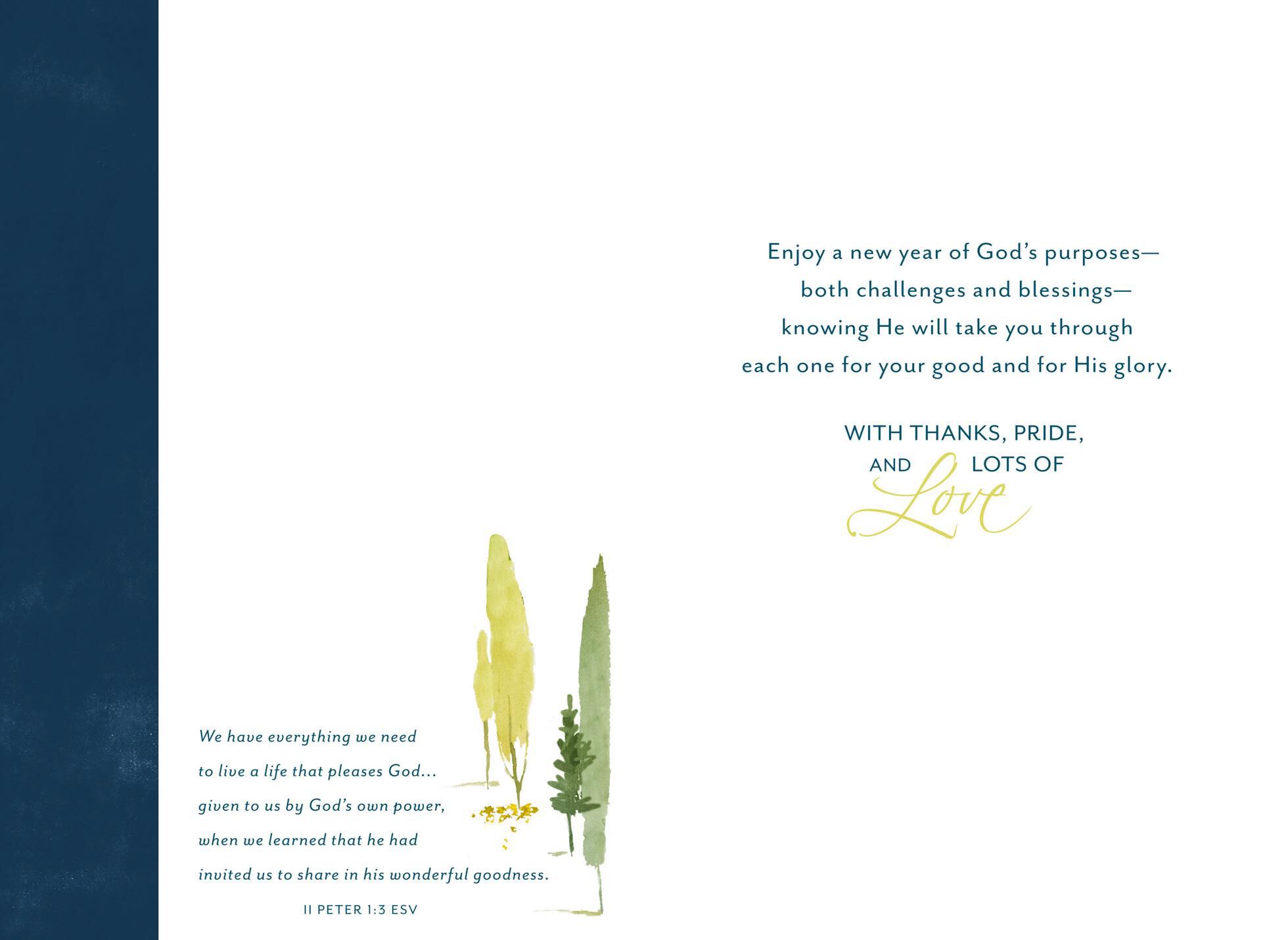 hes done good work in you religious birthday card for son work birthday cards