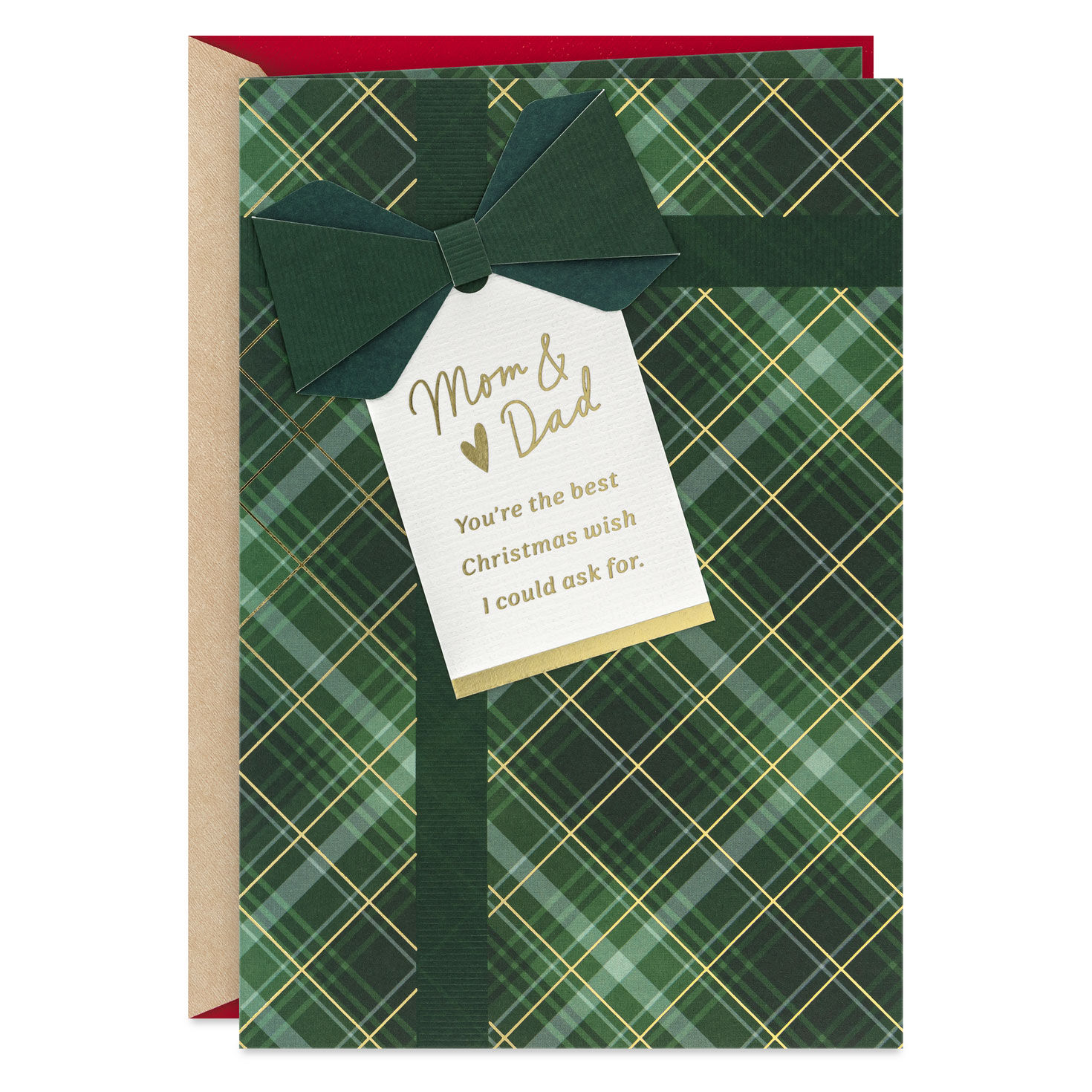 You're the Best Wish Christmas Card for Mom and Dad for only USD 6.99 | Hallmark