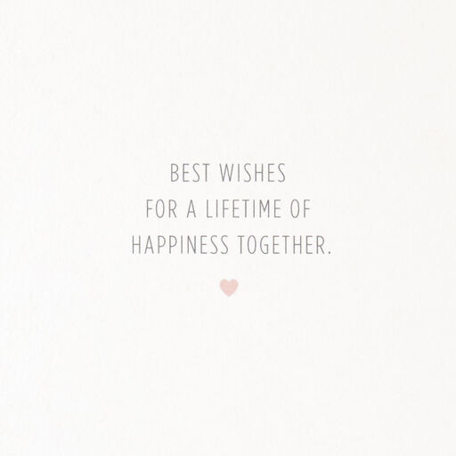 Believe in Love Wedding Card With Banner, 