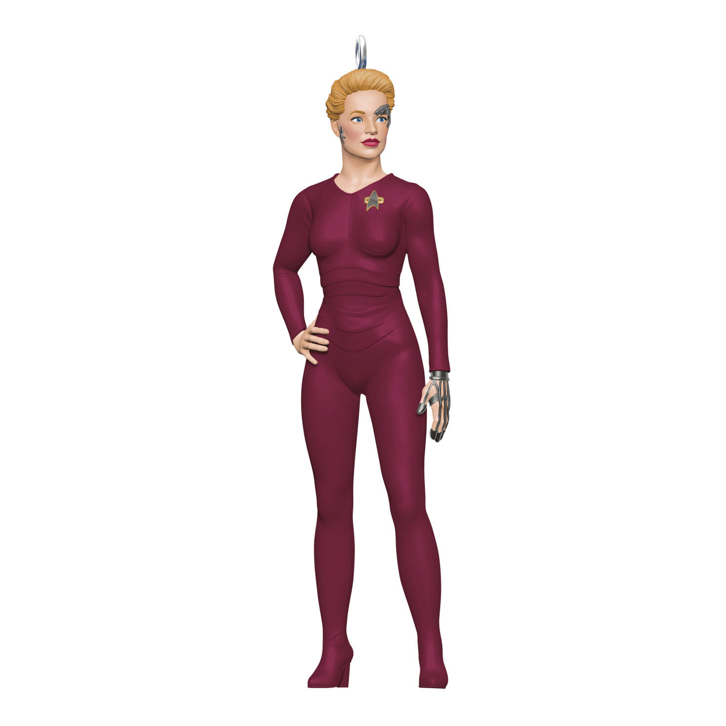 Mini Star Trek™: Voyager Seven of Nine Ornament, 1.75"