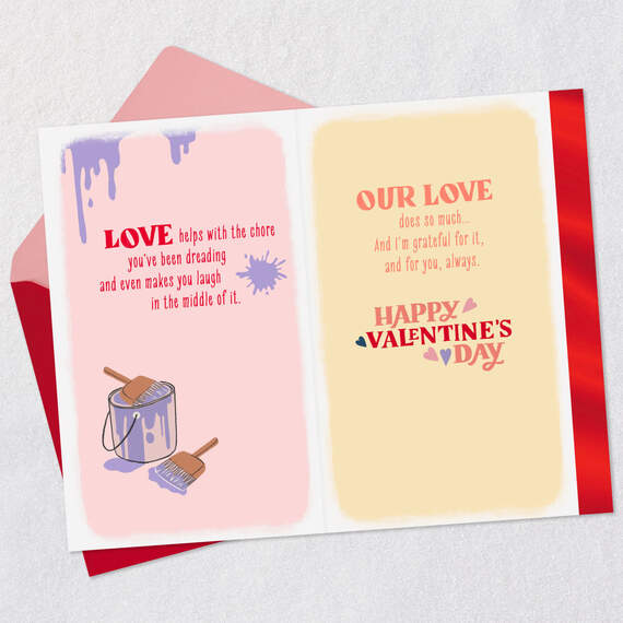Our Love Comes Through Daily Valentine's Day Card for Husband, , large image number 7