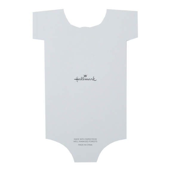 Bodysuit and Bow Tie Baby Shower Invitations, Pack of 10, , large image number 5