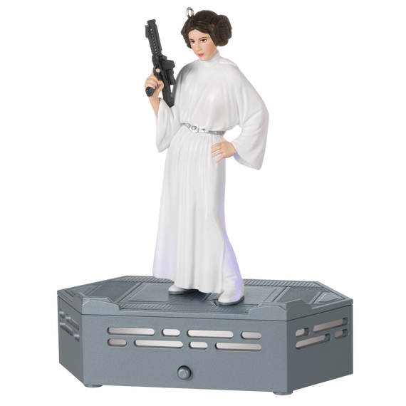 Star Wars: A New Hope™ Collection Princess Leia Organa™ Ornament With Light and Sound, , large image number 7