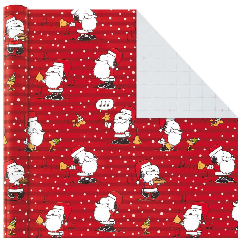 Peanuts® 3-Pack Christmas Wrapping Paper Assortment, 105 sq. ft ...