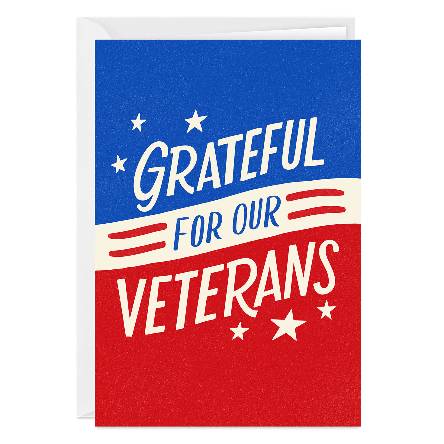Grateful for Your Service Custom Veterans Day Card
