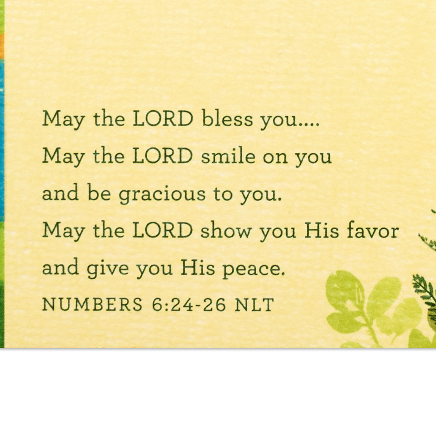 Canoe in Mountain Lake Scene Religious Father's Day Card scripture image number 3