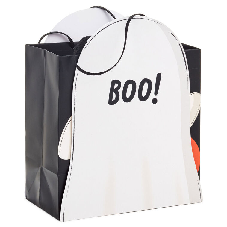 Trick-or-Treating Ghost Medium Halloween Gift Bag Back image number 6