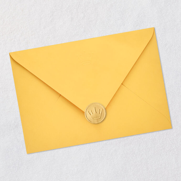 Superman S-Shield on Blue Friendship Card Envelope Back with Seal image number 8