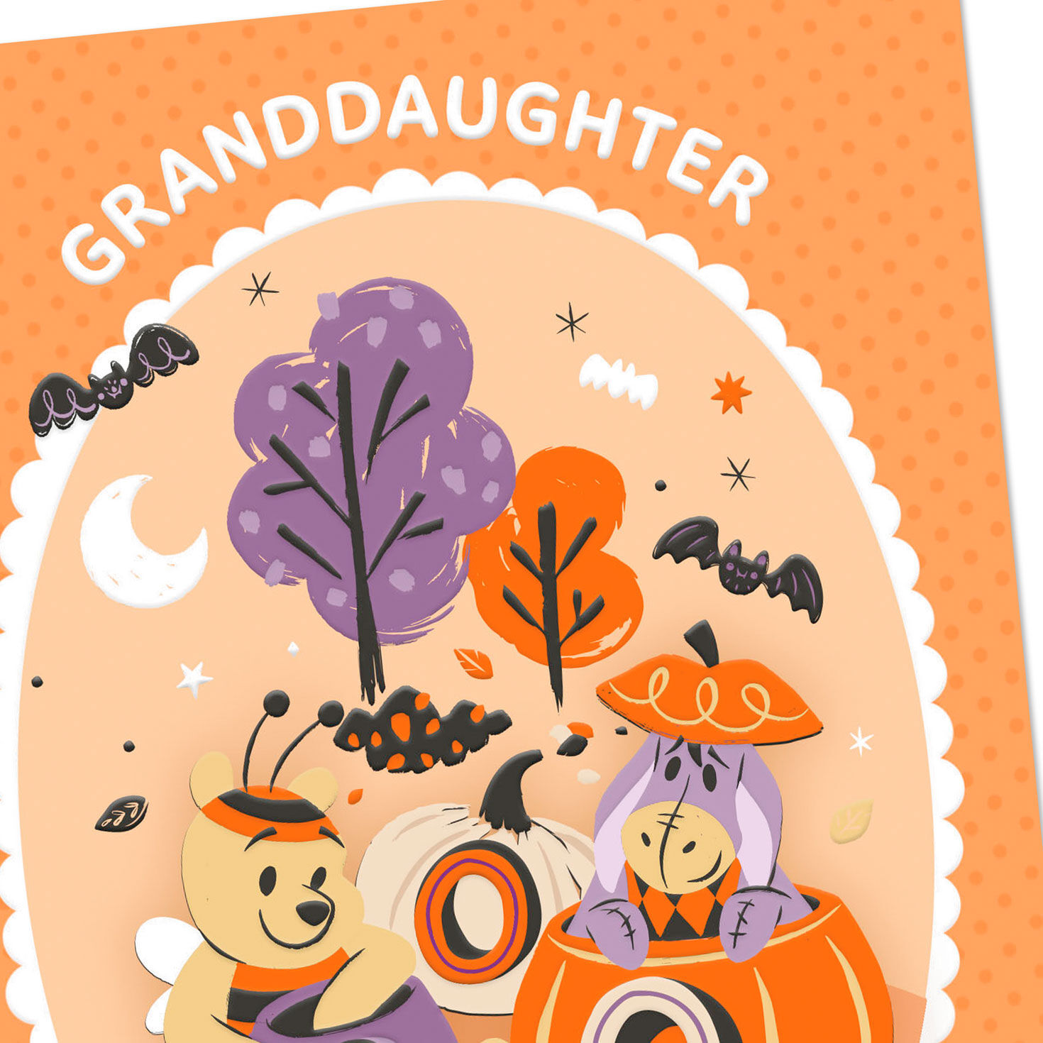 Disney Winnie the Pooh Happy Tricking and Treating Halloween Card for Granddaughter for only USD 2.99 | Hallmark