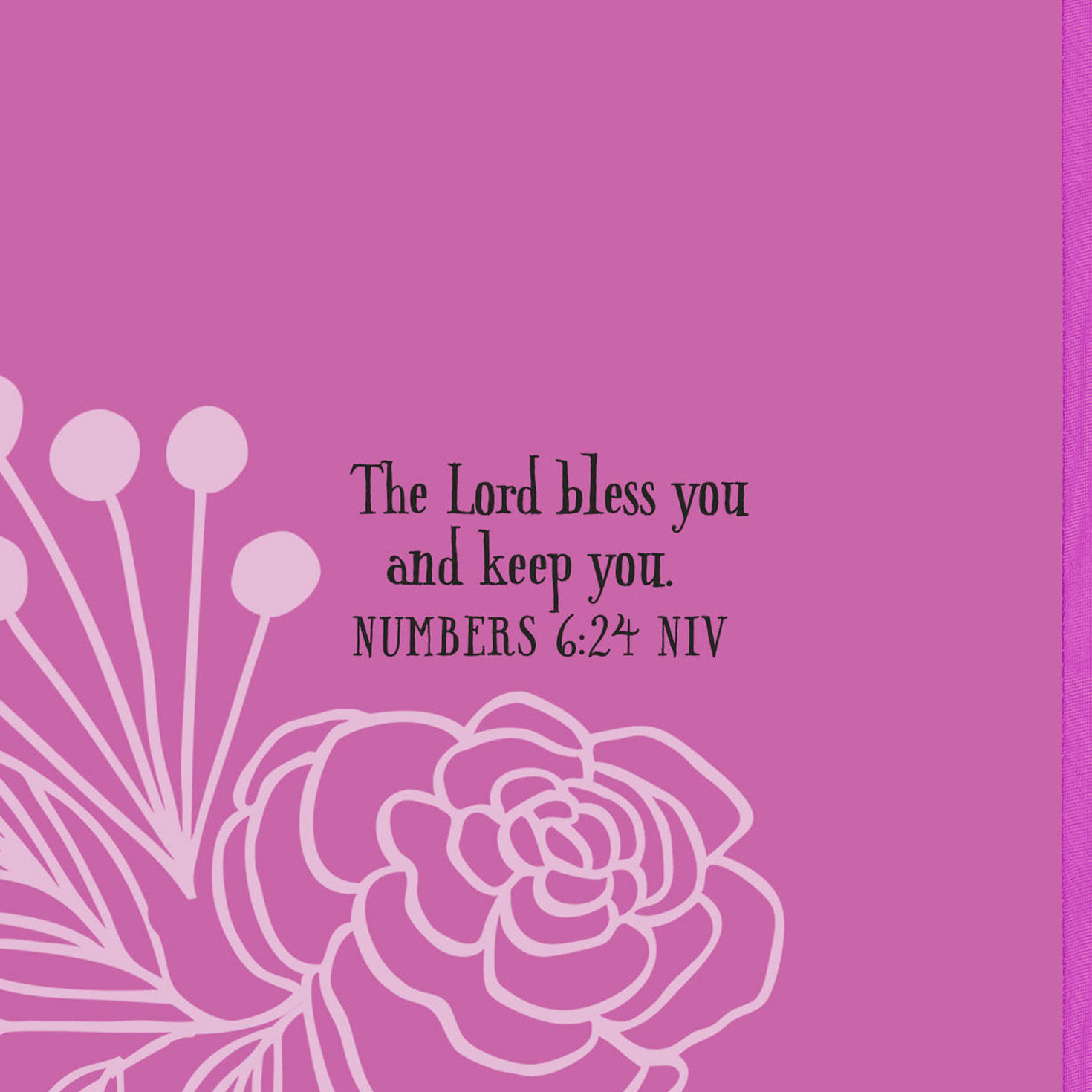 God Bless You Religious Birthday Card for Her Scripture image number 3