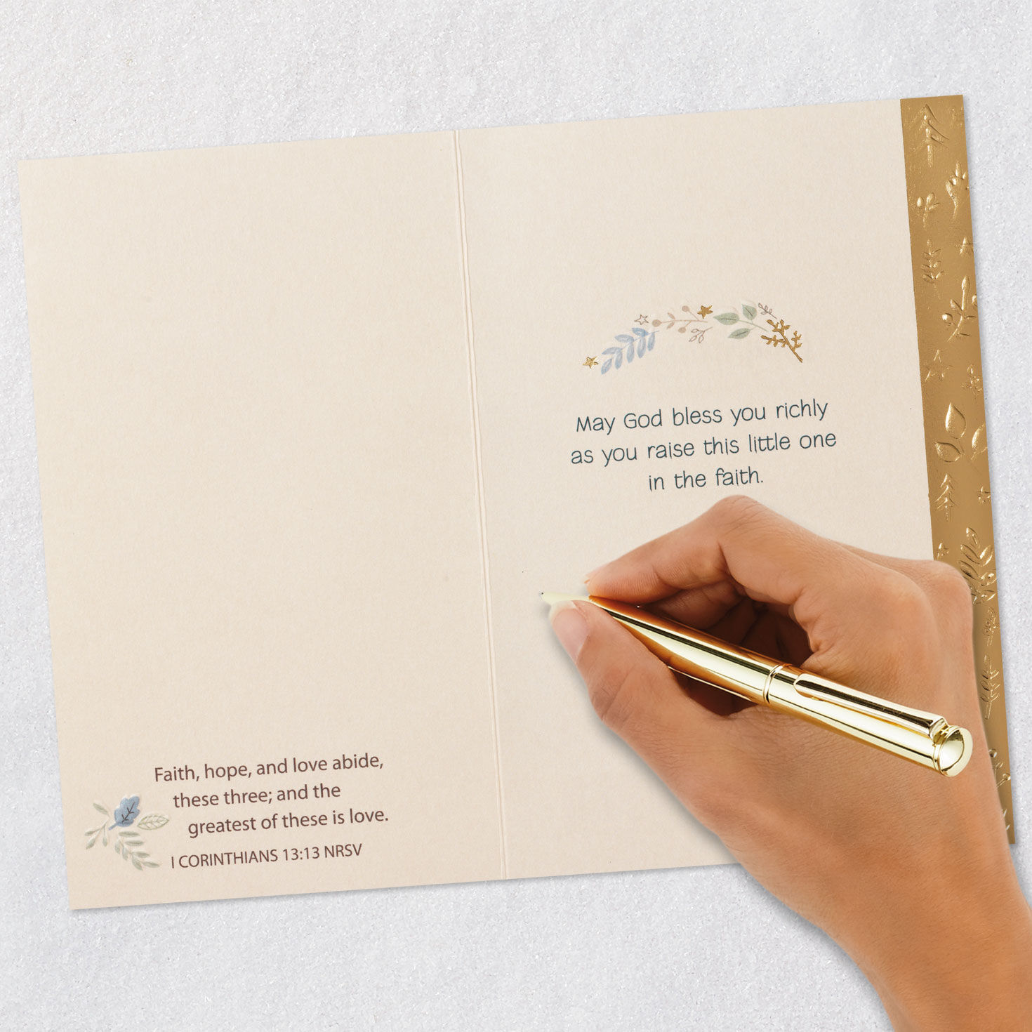 May God Bless You Religious Baptism Card for Godson for only USD 2.99 | Hallmark