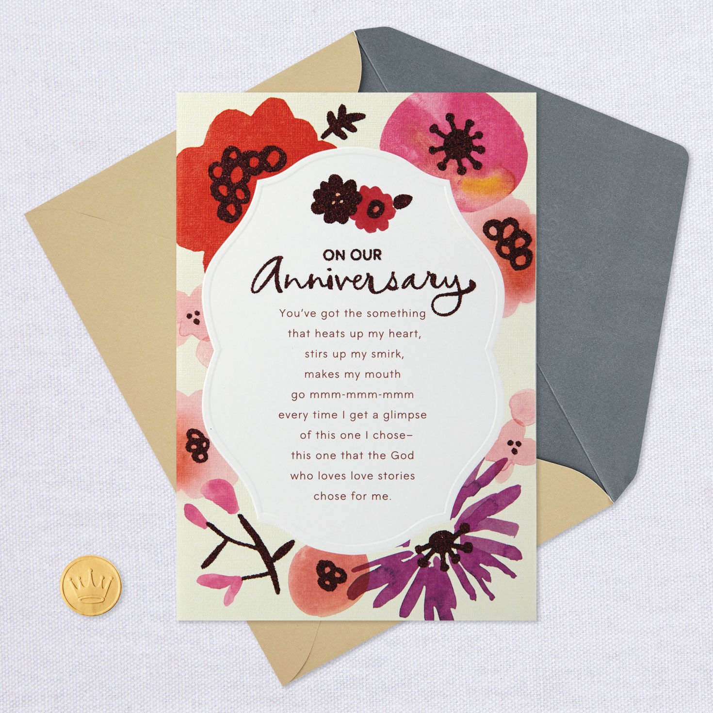 Blessed to Call You Mine Religious Anniversary Card, , large image number 6