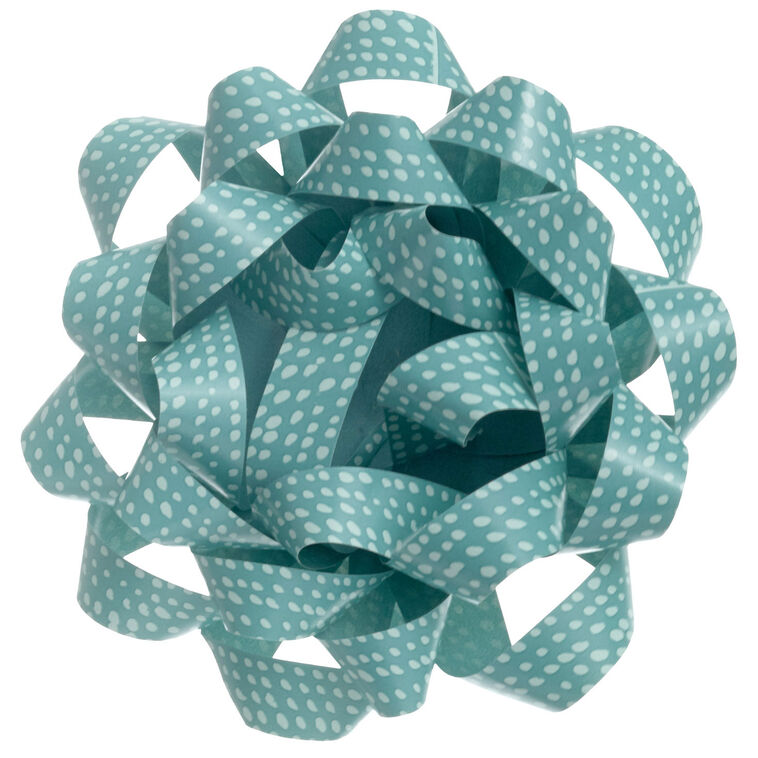 4.6" Sage Green Paper Gift Bow