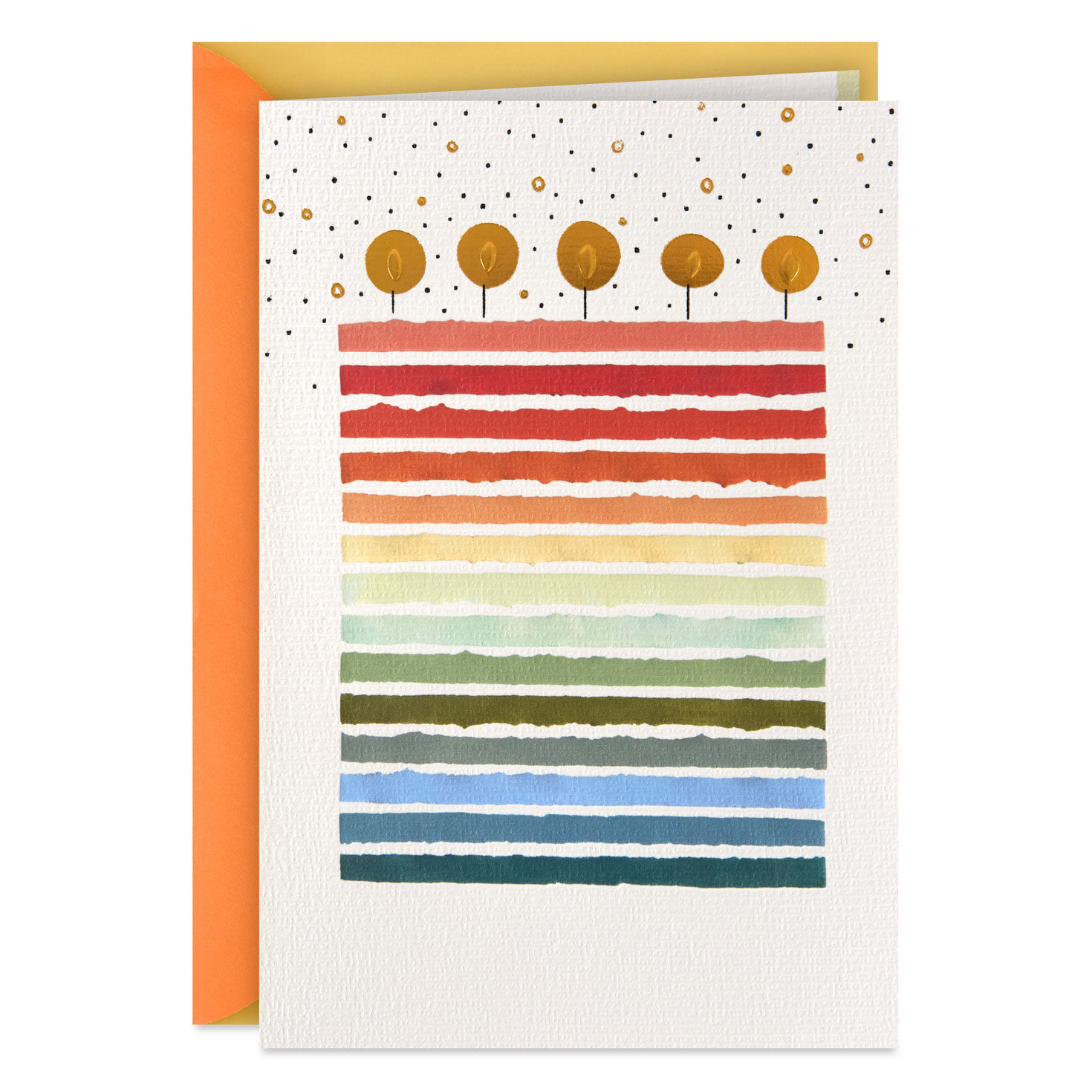 Rainbow Layer Cake Blank Birthday Card for only USD 4.59 | Hallmark