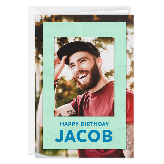 Personalized Here's to You Photo Card