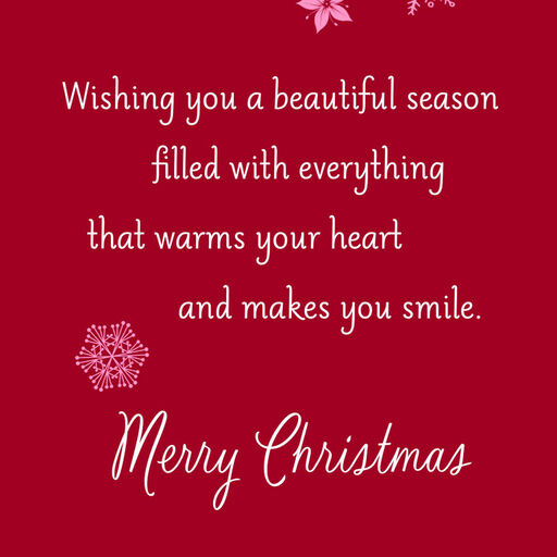 You Make Our Holidays Brighter Christmas Card for Niece, 