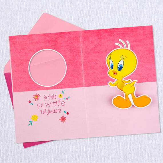 Looney Tunes™ Tweety™ Tail Feathers Funny Pop-Up Birthday Card, , large image number 3