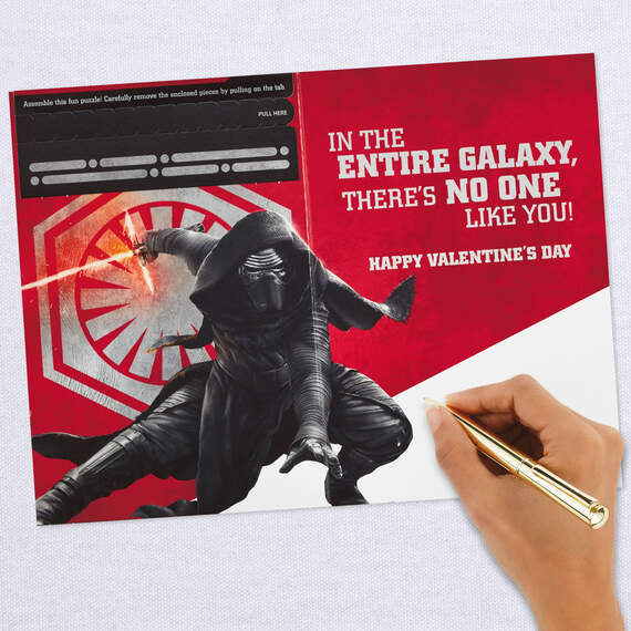 Star Wars™ Kylo Ren™ Valentine's Day Card With Puzzle, , large image number 6