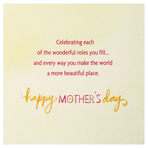 Caring Mother-in-Law & Loving Grandma Mother's Day Card, 