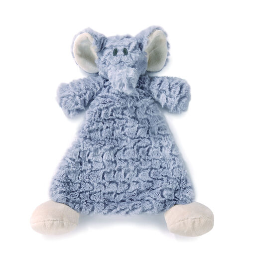 Demdaco Ellery Elephant Rattle Blankie, 