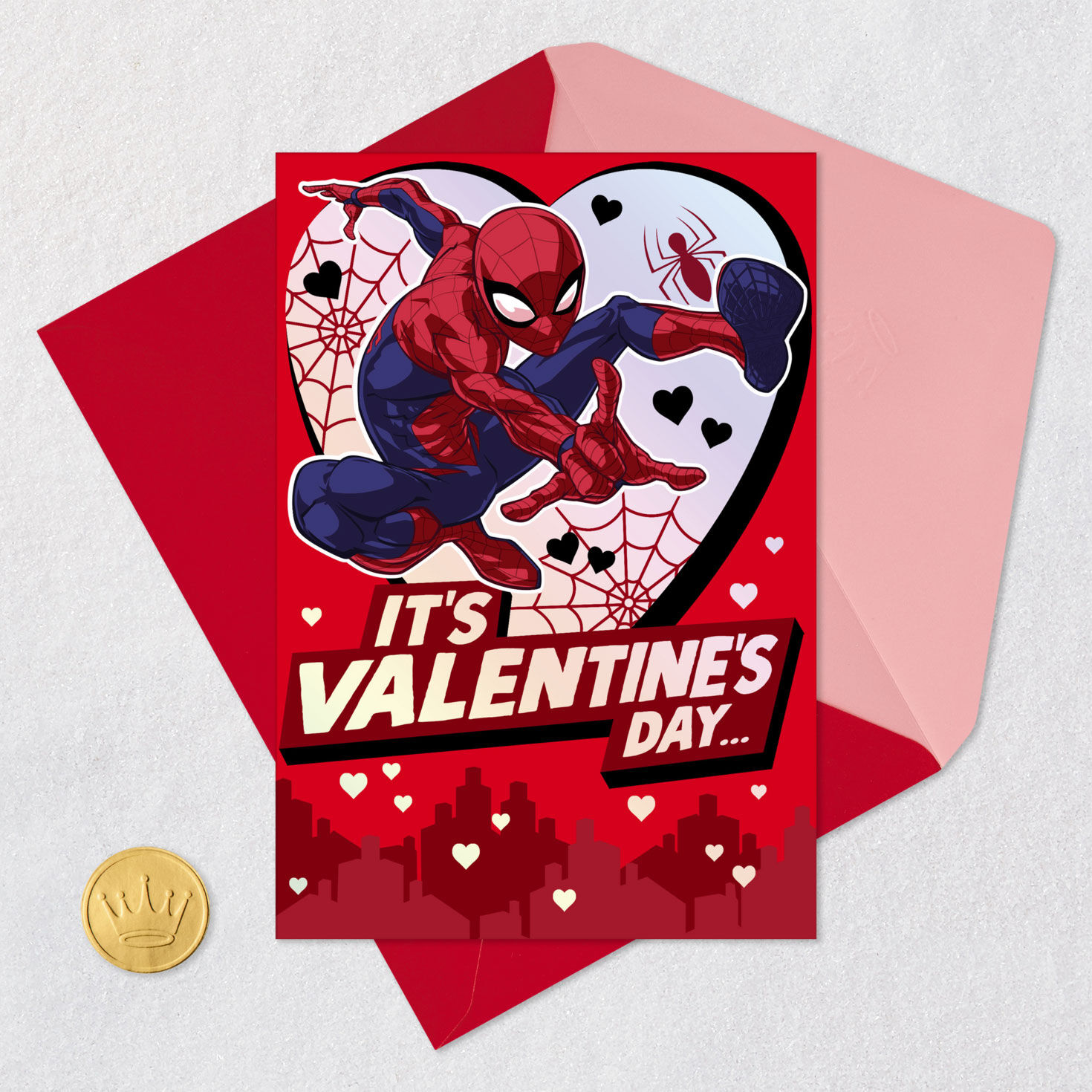 Marvel Spider-Man Use Your Powers for Fun Valentine's Day Card for Kids for only USD 2.99 | Hallmark