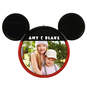 Disney Mickey Mouse Ears Silhouette Text and Photo Personalized Ornament, , large image number 1