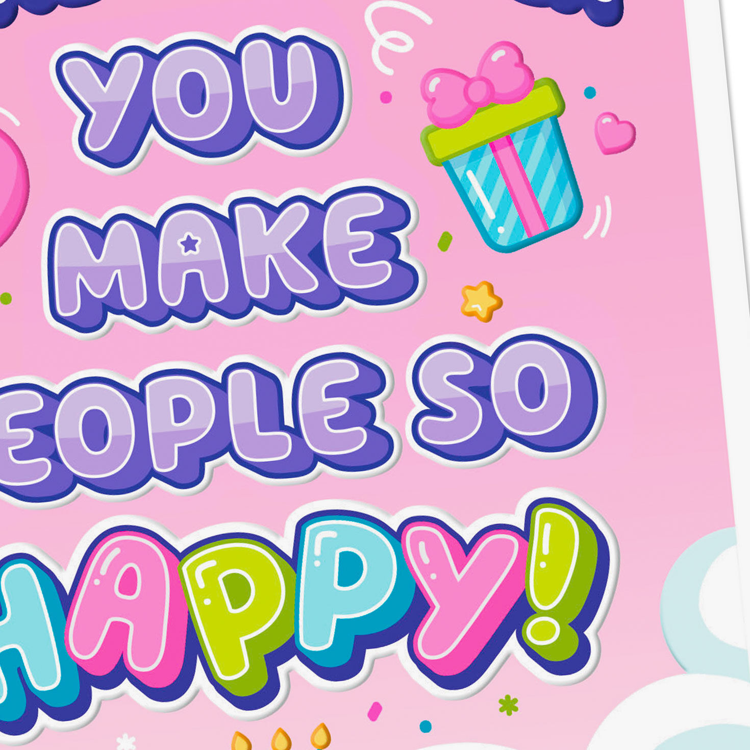You Make People So Happy Birthday Card for Great-Granddaughter, , large image number 4