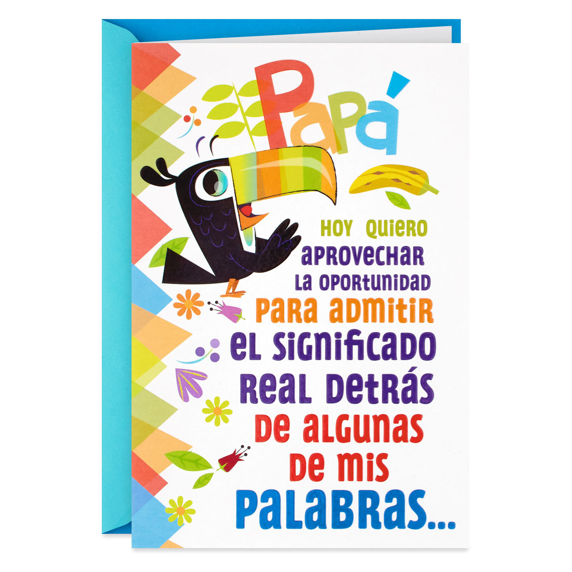 Toucan Pop Up Funny Spanish Language Father S Day Card Greeting Cards Hallmark