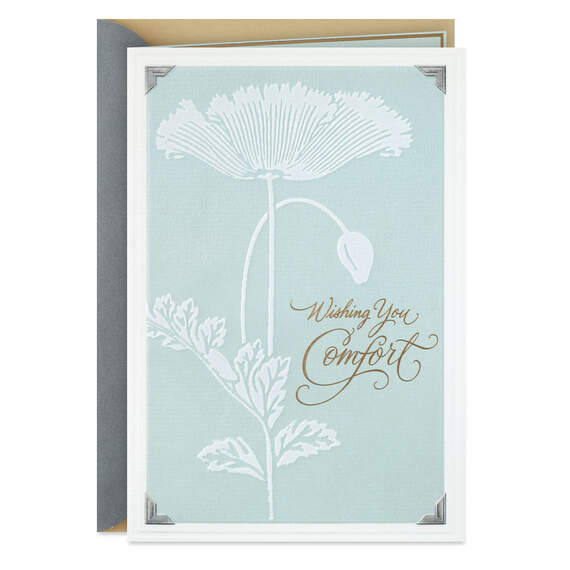 Wishing You Comfort and Peace Sympathy Card, , large image number 1