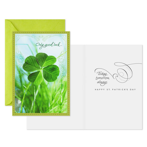 Four-Leaf Clover St. Patrick's Day Cards, Pack of 6, 