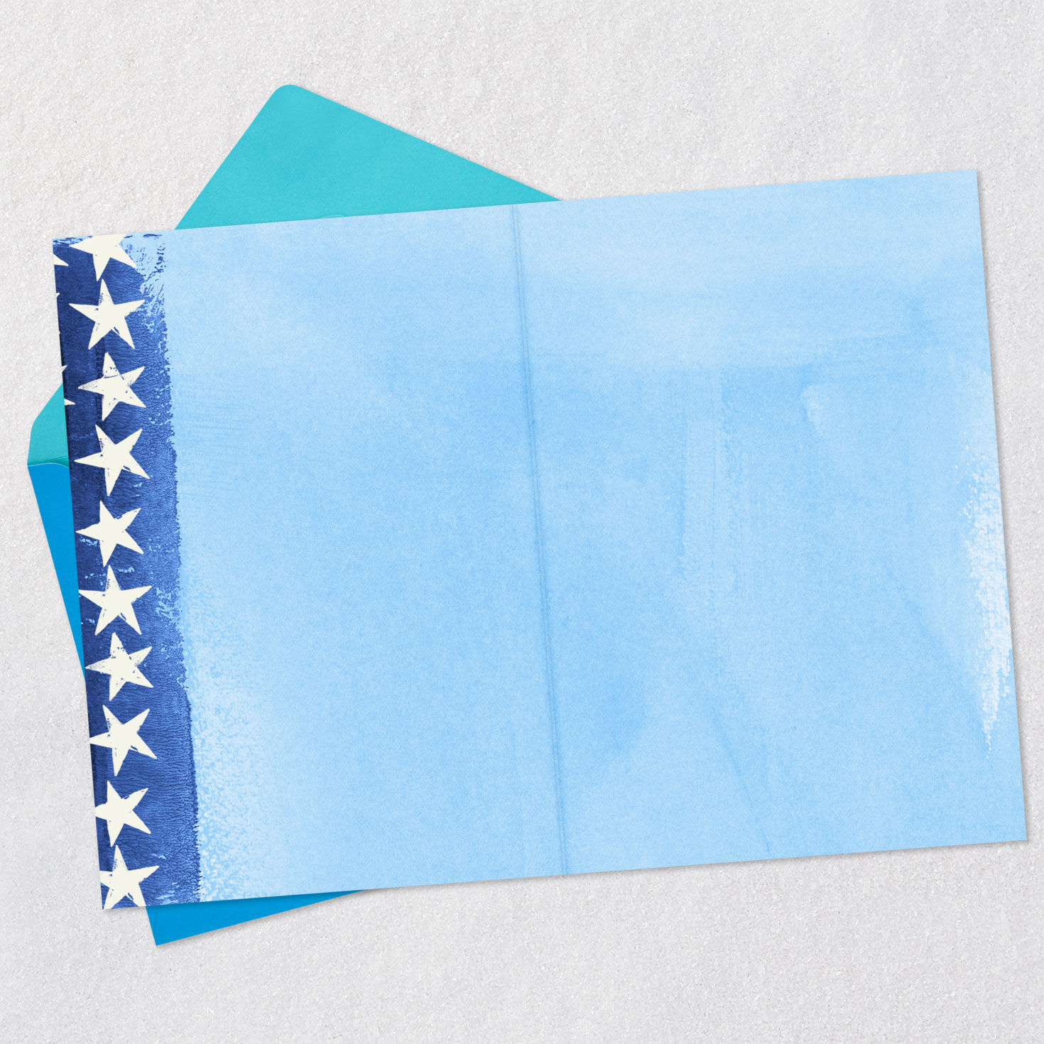 Watercolor Stars and Stripes Patriotic Blank Card for only USD 2.99 | Hallmark
