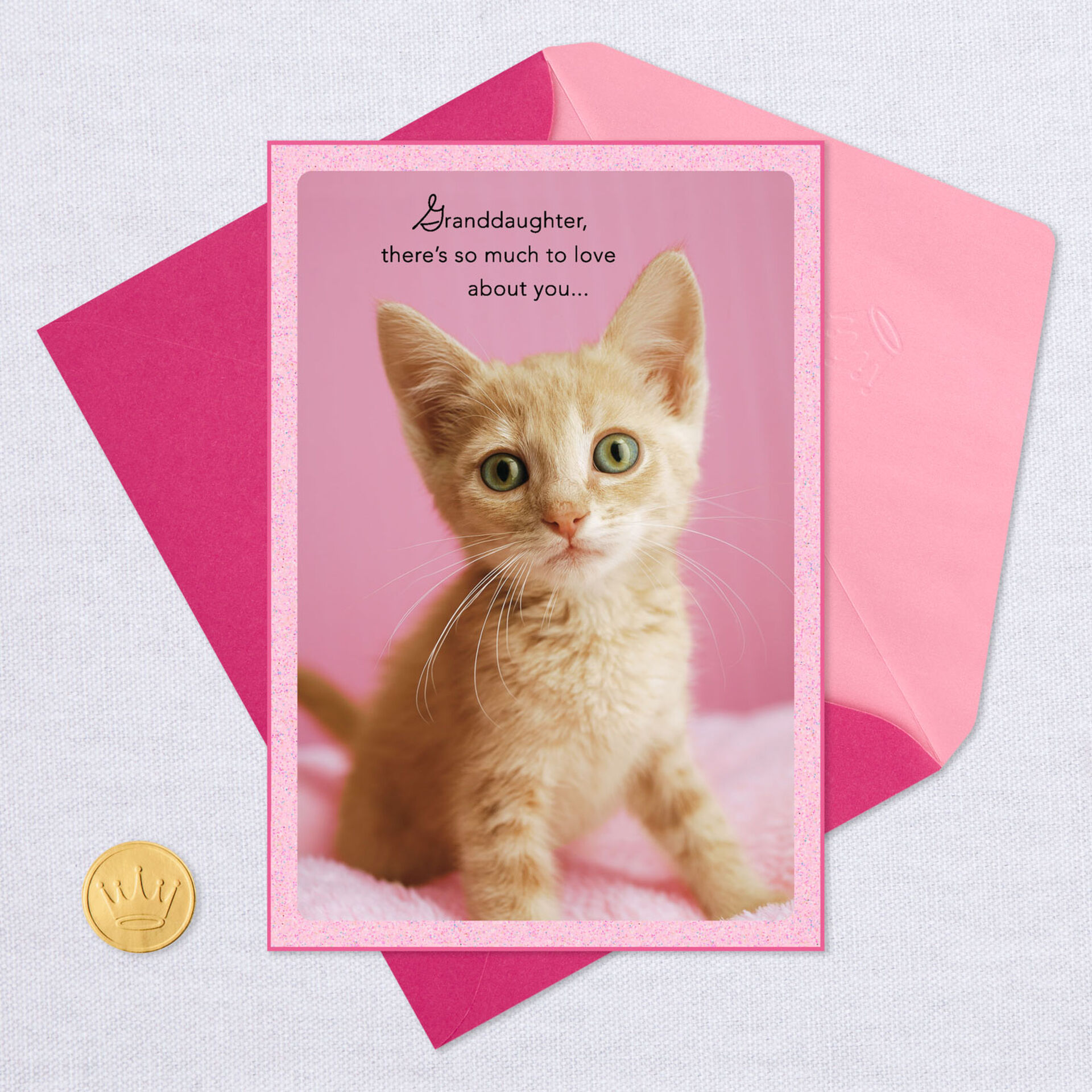 Kitten So Much To Love Birthday Card For Granddaughter Greeting Cards Hallmark
