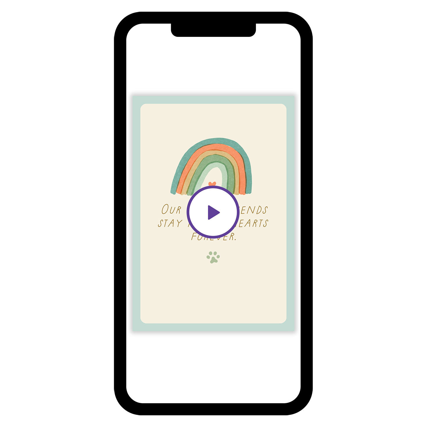 Always In Our Hearts Pet Sympathy eCard