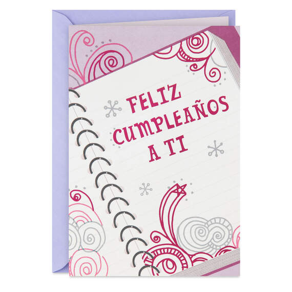 Sweet and Clever Spanish-Language Birthday Card For Girl