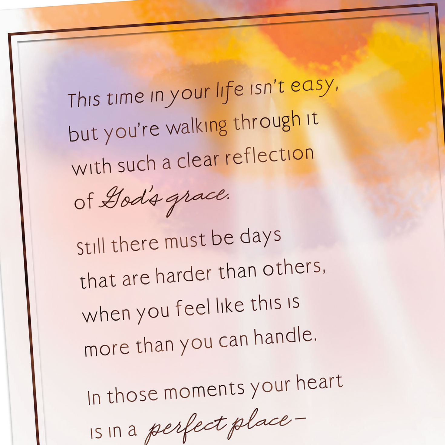 You're in My Prayers and God's Care Always Religious Encouragement Card, , large image number 4